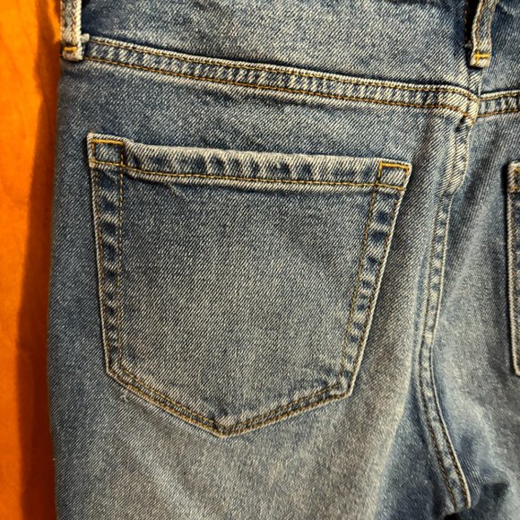 Hollister High‎ Rise Slim Straight Vintage Stretch Size 0R 24w 27l Distressed - Picture 15 of 16